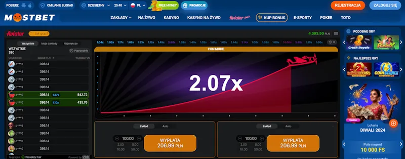 Aviator MostBet – sygnały i strategia wypłaty przy niskim mnożniku